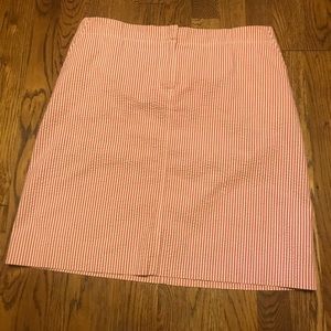 J. Crew Seersucker Skirt
